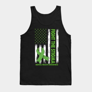 Green Ribbon Tank Top